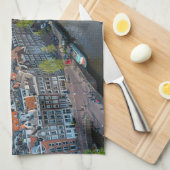 Linge De Cuisine Amsterdam de texte personnalisé (Quart Plié)