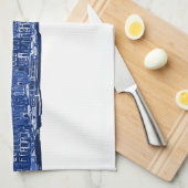 Linge De Cuisine Amsterdam en style Delft bleu (Quart Plié)