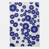 Linge De Cuisine Amulette en verre bleue grecque d'oeil mauvais (Vertical)