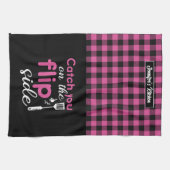 Linge De Cuisine Amusant Cuisine Pun Vous Attraper sur le côté reto (Horizontal)