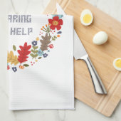 Linge De Cuisine Amusant Humour Adulte Thanksgiving Irrévérent Holl (Quart Plié)