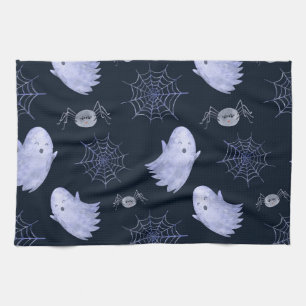 Linge De Cuisine Amusant Motif d'Halloween Spider Fantôme.
