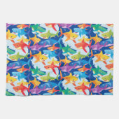 Linge De Cuisine Amusante fête de ballon d'anniversaire de requin a (Horizontal)