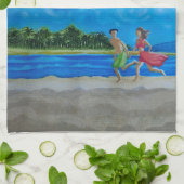 Linge De Cuisine Amusement au Sun Run (Plié)