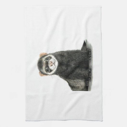 Linge De Cuisine Amusement de furet ! (Vertical)