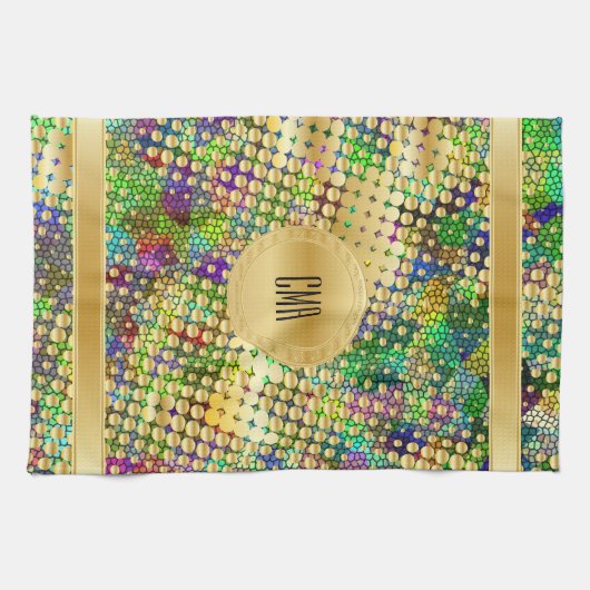 Linge De Cuisine Amusement psychédélique avec une éclaboussure des (Horizontal)