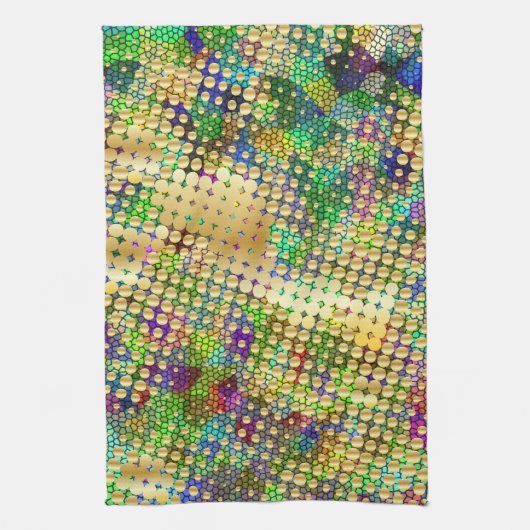 Linge De Cuisine Amusement psychédélique avec une éclaboussure des (Vertical)