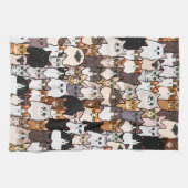 Linge De Cuisine Amusez tant de chats et de chatons Collage (Horizontal)