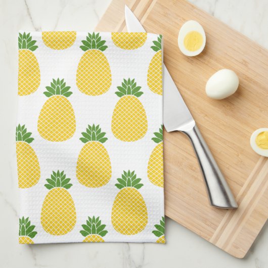 Linge De Cuisine Ananas (Quart Plié)