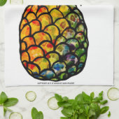 LINGE DE CUISINE ANANAS (Plié)