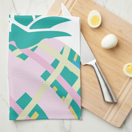 Linge De Cuisine Ananas (Quart Plié)