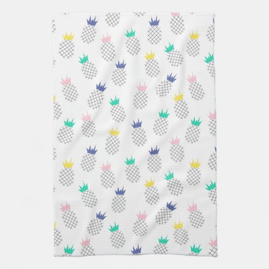 Linge De Cuisine Ananas abstraits (Vertical)