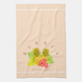 Linge De Cuisine Ananas Chic Beige (Vertical)