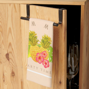 Linge De Cuisine Ananas Chic Beige