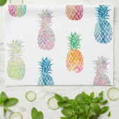 Linge De Cuisine ananas coloré (Plié)