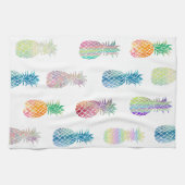 Linge De Cuisine ananas coloré (Horizontal)