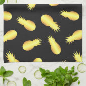 Linge De Cuisine Ananas d'or (Plié)
