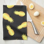 Linge De Cuisine Ananas d'or (Quart Plié)