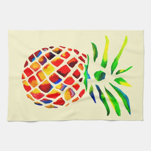 Linge De Cuisine Ananas funky (Horizontal)