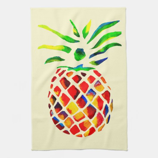 Linge De Cuisine Ananas funky (Vertical)
