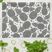 Linge De Cuisine Ananas monochrome (Plié)