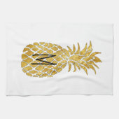 Linge De Cuisine ananas monogramme (Horizontal)