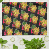 Linge De Cuisine Ananas Pizza Love (Plié)