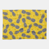 Linge De Cuisine Ananas Sur Or (Horizontal)