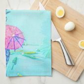 Linge De Cuisine Ananas Tropical (Quart Plié)