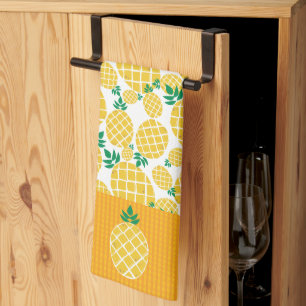 Linge De Cuisine Ananas Tropical Citron Île Été Fruit