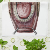 Linge De Cuisine anatomie de bouche (Plié)