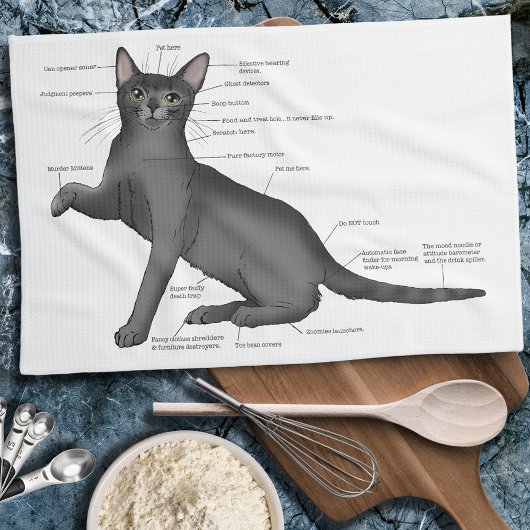 Linge De Cuisine Anatomy of a Cat