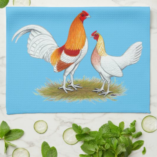 Linge De Cuisine Ancien jeu anglais Bantam : Red Pyle (Plié)