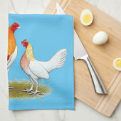 Linge De Cuisine Ancien jeu anglais Bantam : Red Pyle (Quart Plié)