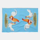 Linge De Cuisine Ancien jeu anglais Bantam : Red Pyle (Horizontal)