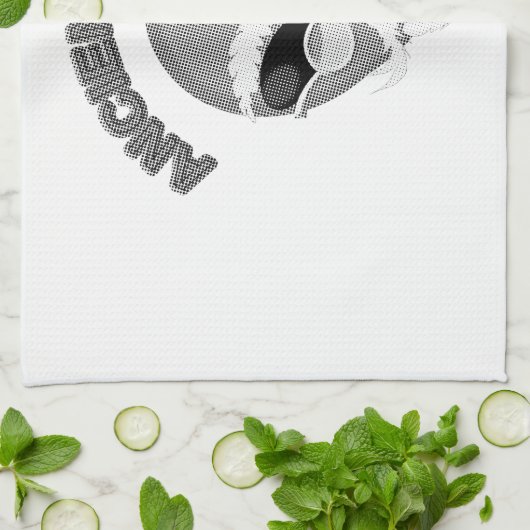 Linge De Cuisine Ancien journal en chef Alien (Plié)