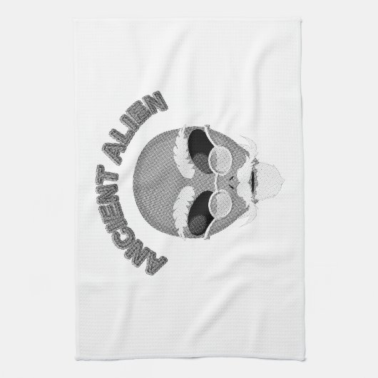 Linge De Cuisine Ancien journal en chef Alien (Vertical)