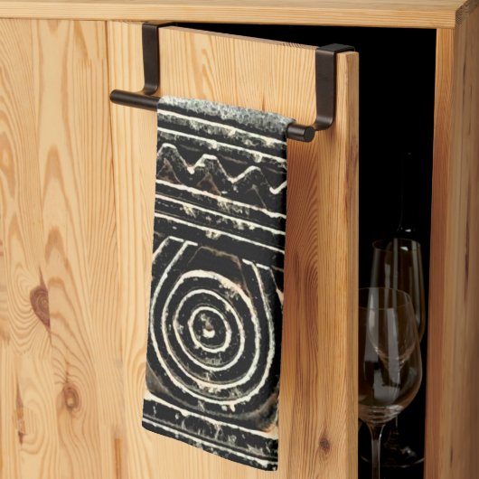 Linge De Cuisine Ancien Motif mésopotamien sumérien (Pliage en tiers)