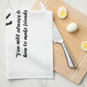 Linge De Cuisine Ancien proverbe de chat (Quart Plié)