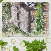 LINGE DE CUISINE ANCIENNE ANGLETERRE (Plié)