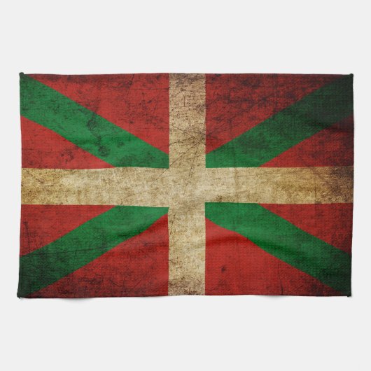 Linge De Cuisine Ancienne Ikurriña (Horizontal)