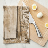 LINGE DE CUISINE ANCIENNE PORTE DE GAIN (Quart Plié)