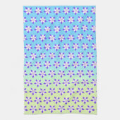 Linge De Cuisine Ancolie Jaune & Vert (Vertical)