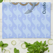 Linge De Cuisine Ancre avec corde (Plié)