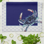 Linge De Cuisine Ancre marine personnalisée Recette de conservation (Plié)