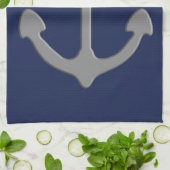 Linge De Cuisine Ancre nautique (Plié)