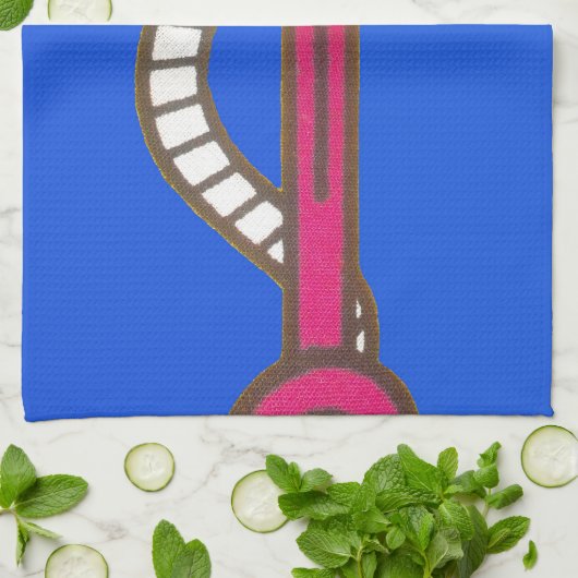 Linge De Cuisine Ancre rouge (Plié)