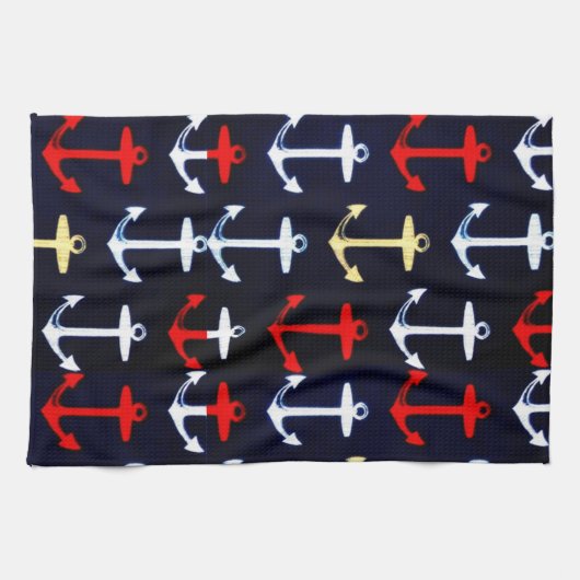 Linge De Cuisine Ancres absentes (Horizontal)