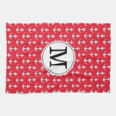 Linge De Cuisine Ancres en retrait ! Sac de golf sur mesure rouge (Horizontal)