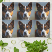 Linge De Cuisine Andy The Australian Blue Heeler, (Plié)